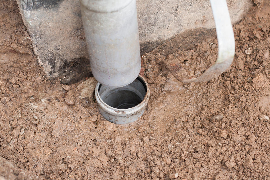 water pipe under replacement